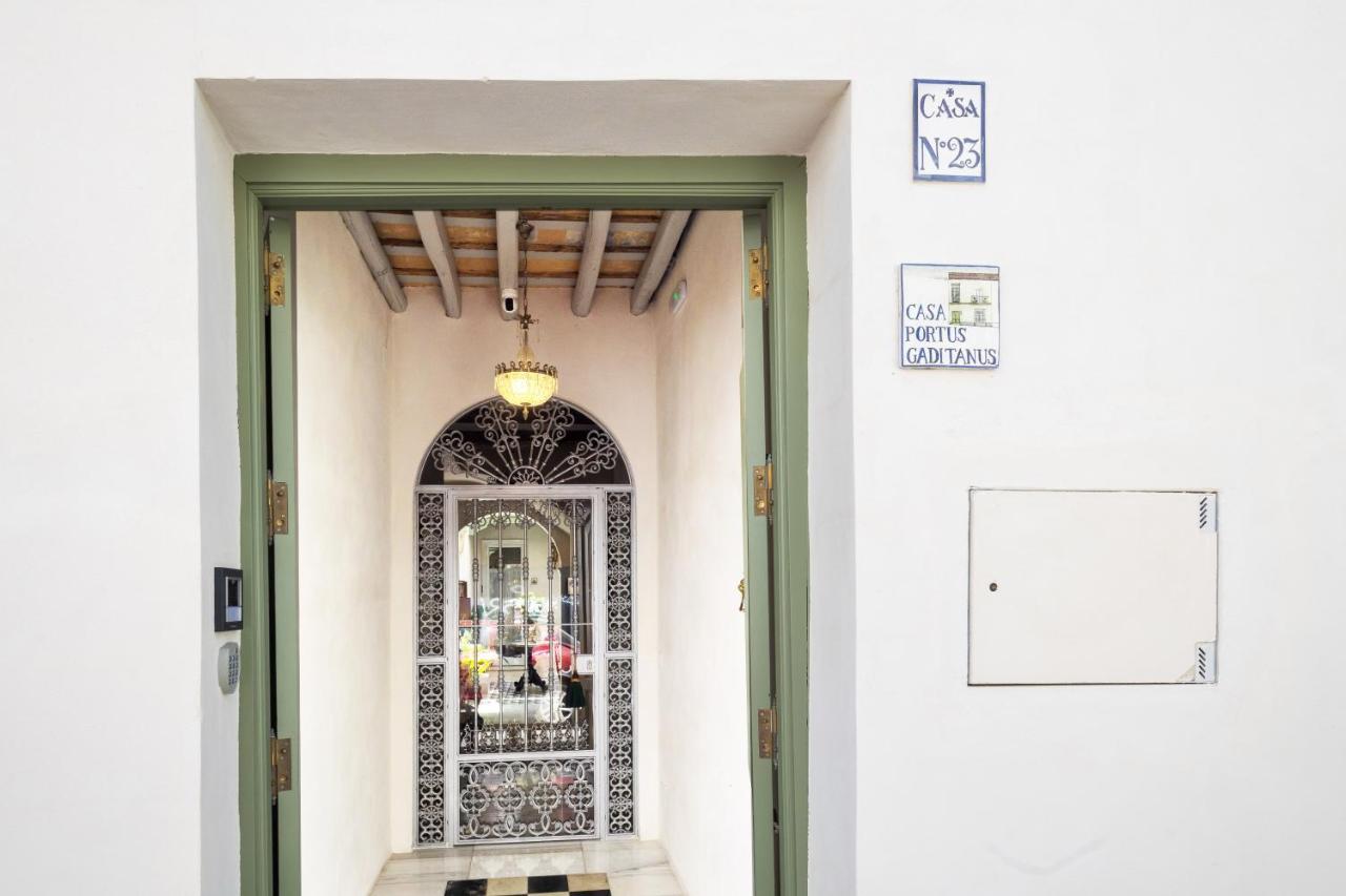 Casa Portus Gaditanus S XVIII Patio Andaluz 엘푸에르토데산타마리아 객실 사진